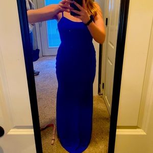 M blue Dress the Population formal dress WORNONCE